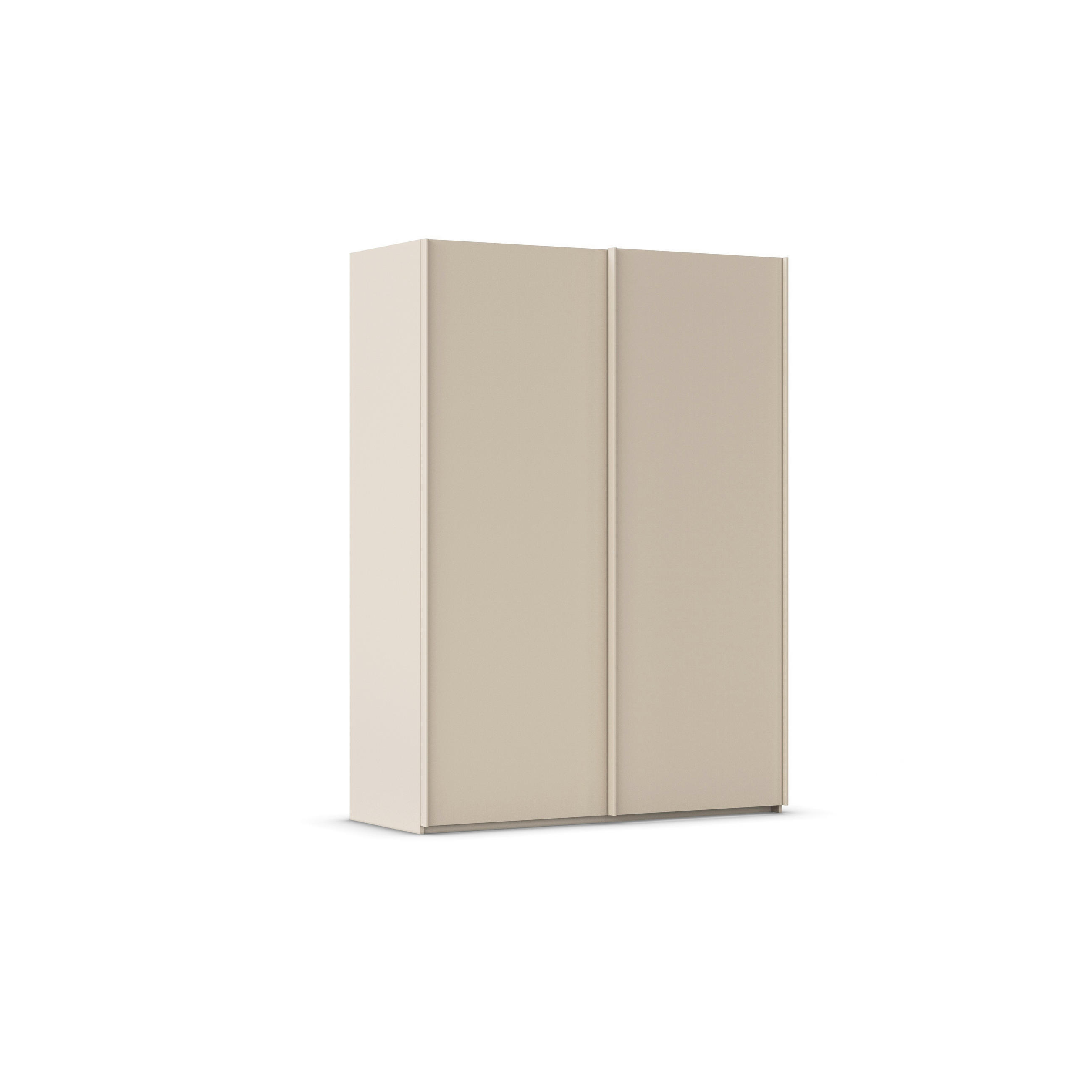 SCHWEBETÜRENSCHRANK 162/223/69 cm,  in Champagner, 2 Tür(en)  - Champagner, Basics, Holzwerkstoff/Metall (162/223/69cm) - Rauch Möbel
