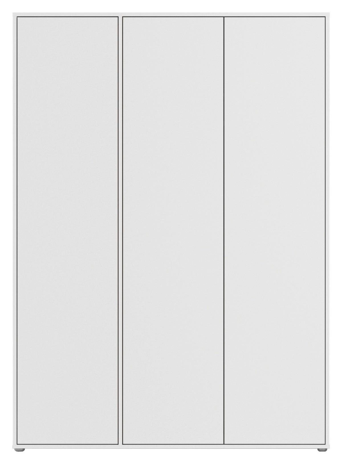 DREHTÜRENSCHRANK in Weiss  - Weiss, Modern, Holzwerkstoff (140/194/53cm) - Rauch Möbel