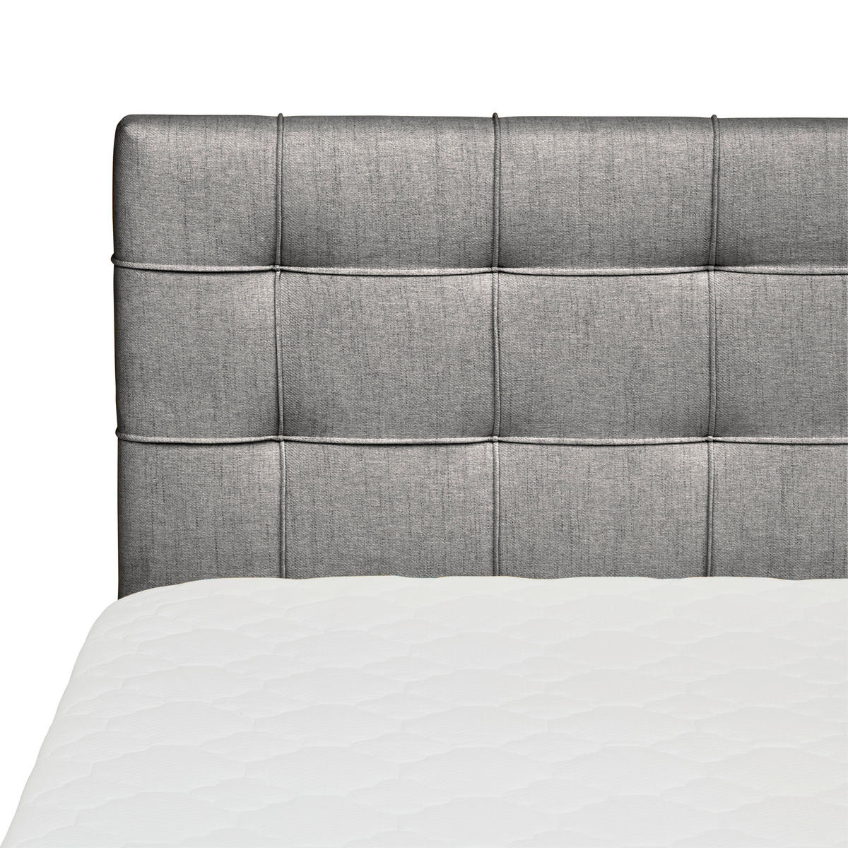 BOXBETT 120/200 cm  in Grau  - Grau, Modern, Holz/Textil (120/200cm) - MID.YOU
