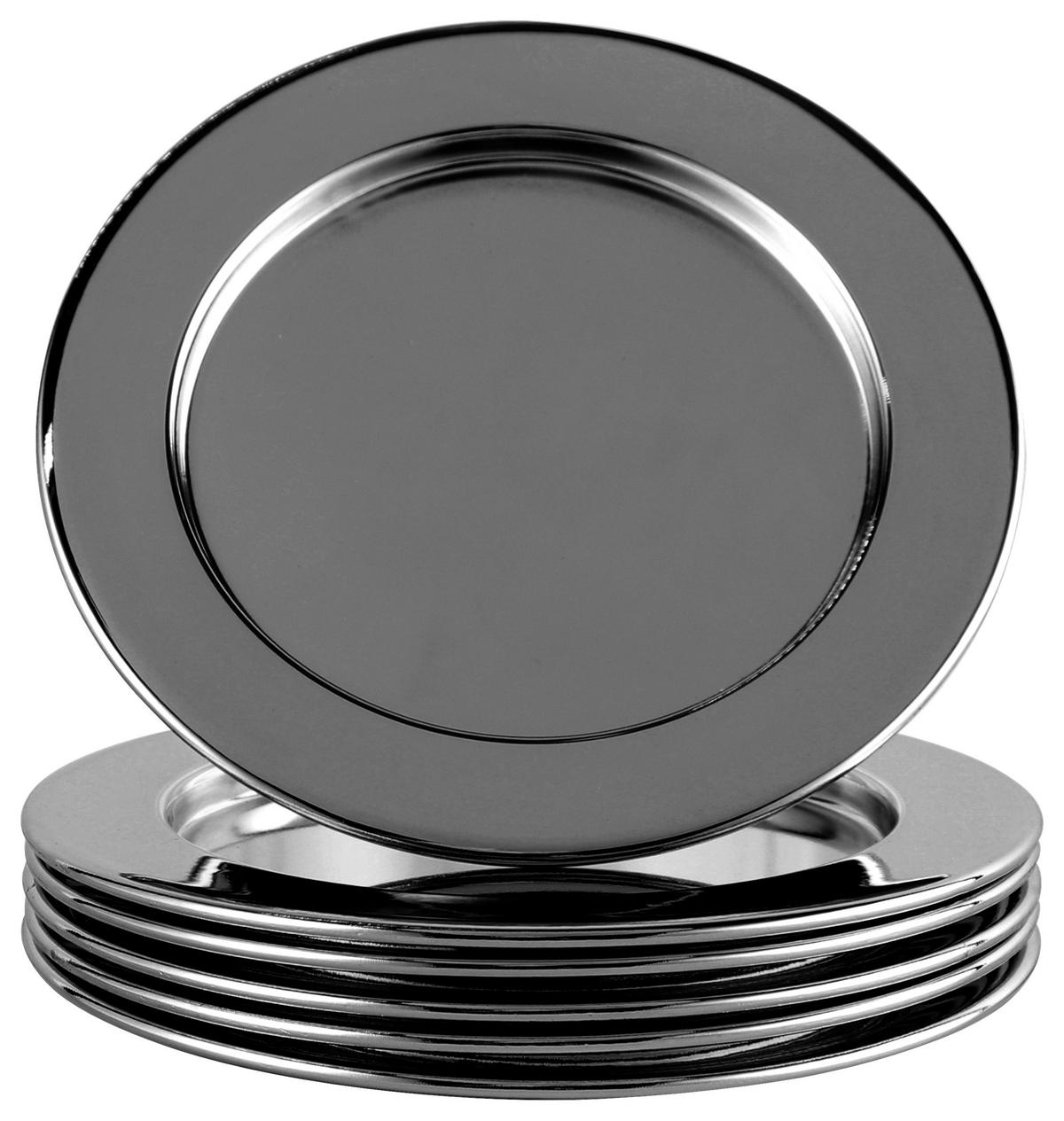 UNTERSETZER Metall Schwarz 10,9 cm  - Schwarz, Design, Metall (10,9cm) - Echtwerk