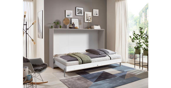 KLAPPBETT 120/200 cm,  in  - Grau/Sahara, Design, Holz/Holzwerkstoff (120/200cm) - Carryhome