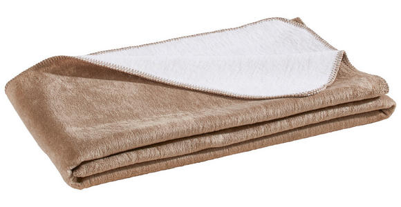 WOHNDECKE DE VELA 150/200 cm  - Naturfarben/Weiß, Basics, Textil (150/200cm) - Novel