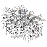 DECKENLEUCHTE    85/50/50 cm  - Klar/Silberfarben, KONVENTIONELL, Glas/Metall (85/50/50cm)