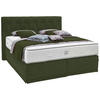 BOXSPRINGBETT 180/200 cm  in Grün  - Grün, Konventionell, Textil (180/200cm) - Ambiente