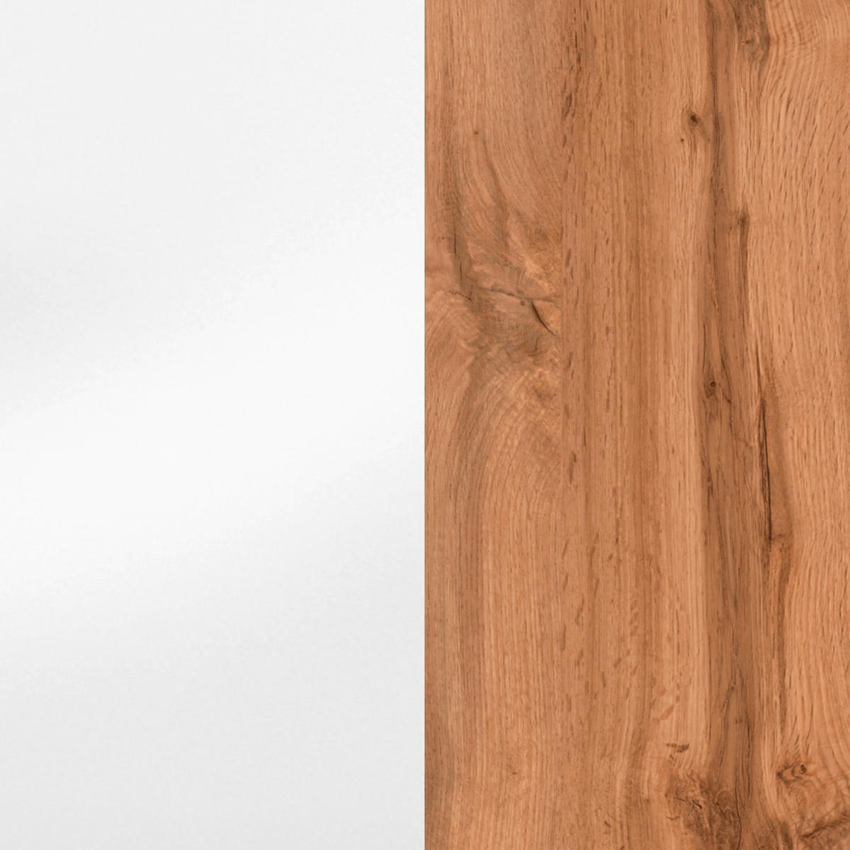 UNTERSCHRANK 40/79/35 cm   - Eiche Wotan/Silberfarben, Design, Holzwerkstoff/Kunststoff (40/79/35cm) - Held
