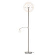 LED-DECKENFLUTER 40/180 cm    - Weiß/Nickelfarben, KONVENTIONELL, Kunststoff/Metall (40/180cm) - Dieter Knoll