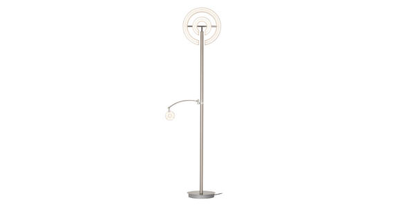 LED-DECKENFLUTER 40/180 cm    - Weiß/Nickelfarben, KONVENTIONELL, Kunststoff/Metall (40/180cm) - Dieter Knoll