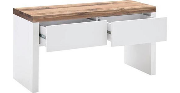 GARDEROBE 4-teilig in 197/198/38 cm - Eichefarben/Weiß, Design, Glas/Holz (197/198/38cm) - Novel