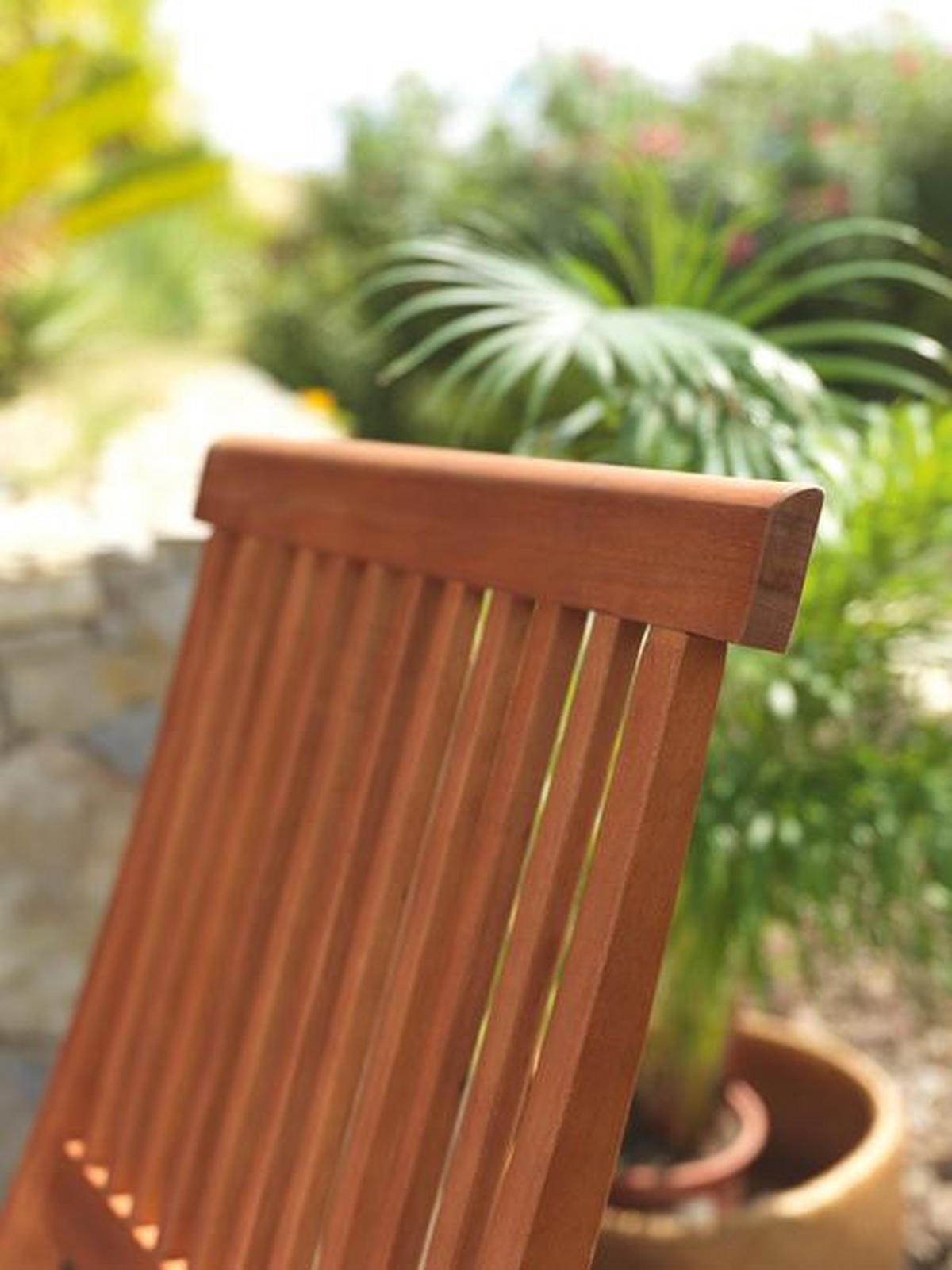 VRTNI SKLOPIVI STOL  boje tikovine  drvo      - boje tikovine, Romantično / ladanjski, drvo (75/75/72cm) - Ambia Garden
