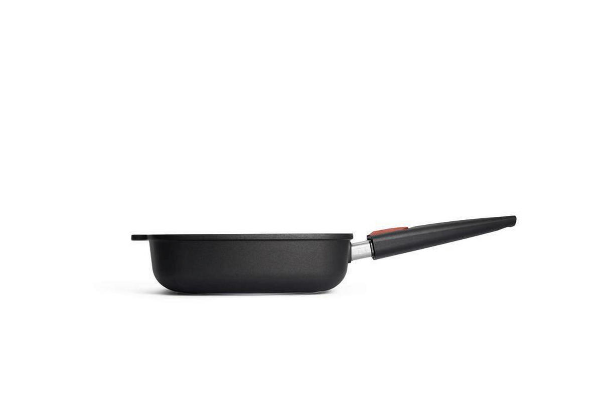 PÁNEV NA SMAŽENÍ  nepřilnavý povrch PTFE  48/25,5 cm  - antracitová, Basics, kov (48/25,5cm) - WOLL