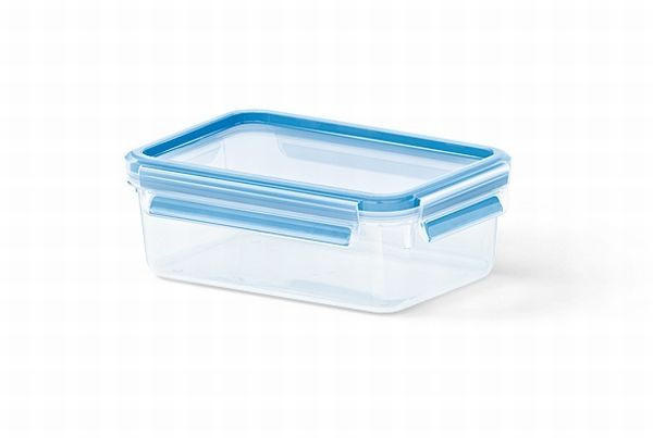FRISCHHALTEDOSE CLIP & CLOSE 1,0 L - Blau/Transparent, Basics, Kunststoff (19.7/13.6/7.2cm) - Emsa