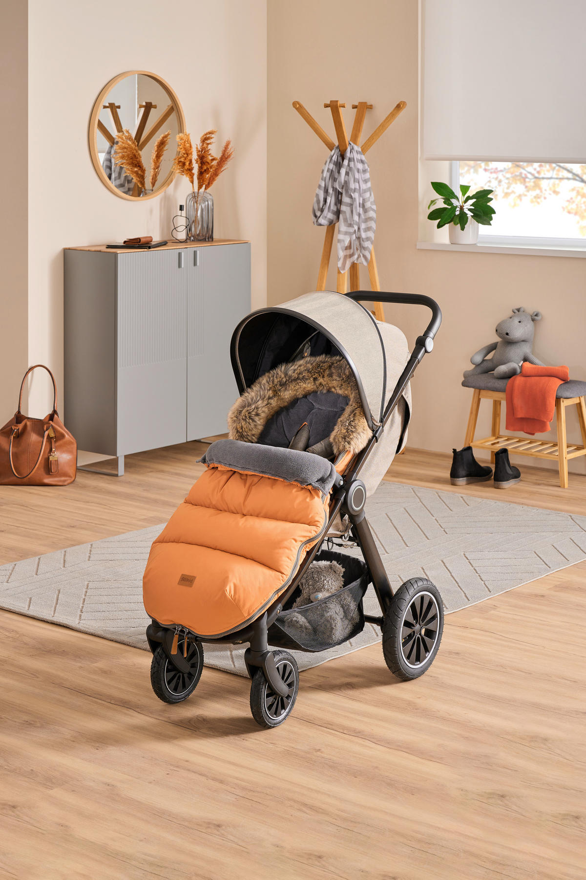 SULKY Smart  - svart/taupe, Trend, metall/textil (115/56/105cm) - Jimmylee