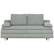 BOXSPRINGSOFA in Multicolor Textil - Chromfarben/Multicolor, Design, Textil/Metall (204/95/100cm)