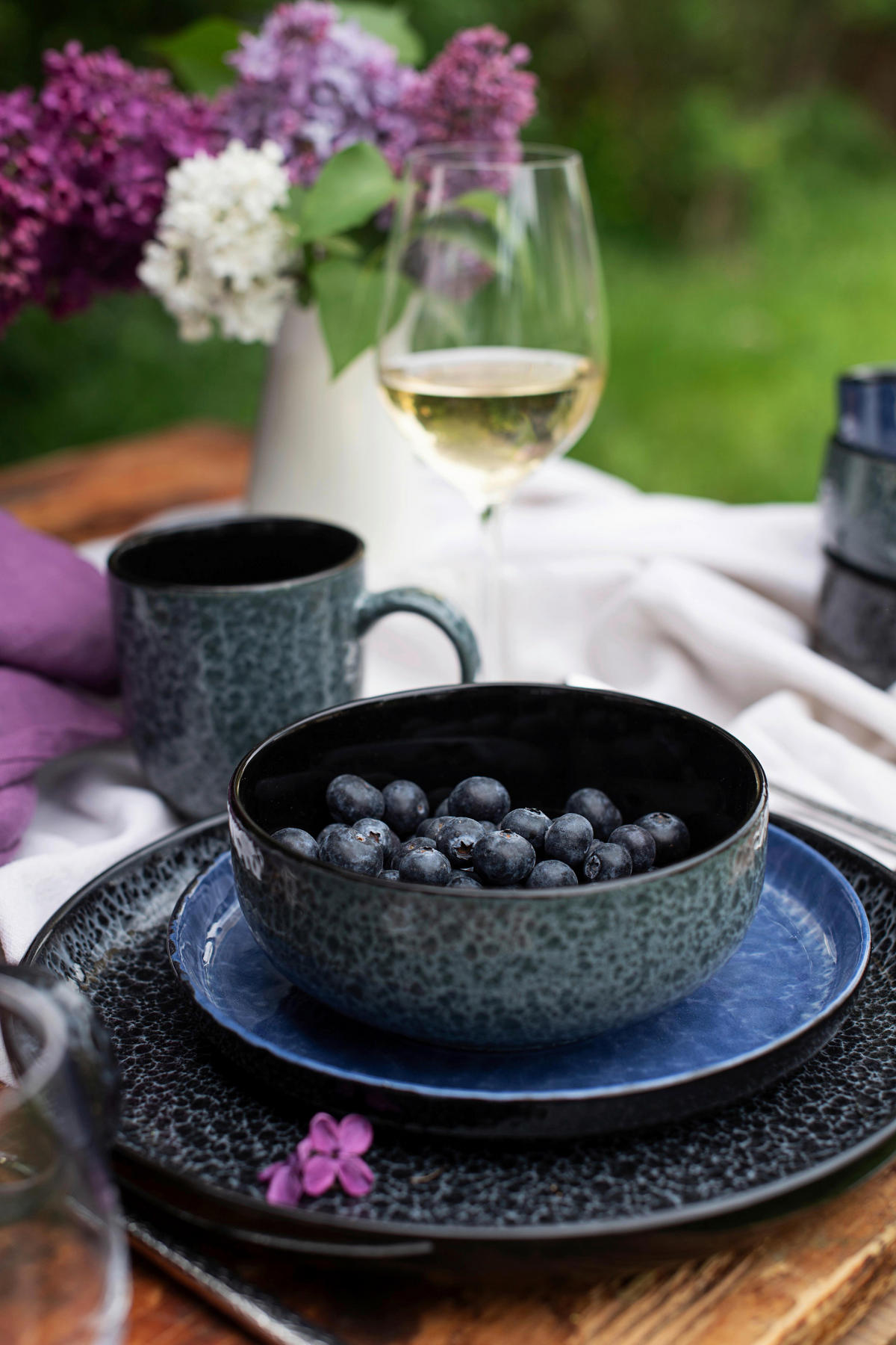 KOMBISERVICE Filippa 16-teilig  - Grün, Trend, Keramik - Mäser