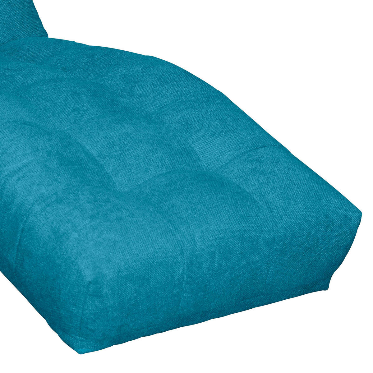 LIEGE in Flachgewebe Türkis  - Türkis/Chromfarben, MODERN, Textil/Metall (68/88/164cm) - MID.YOU
