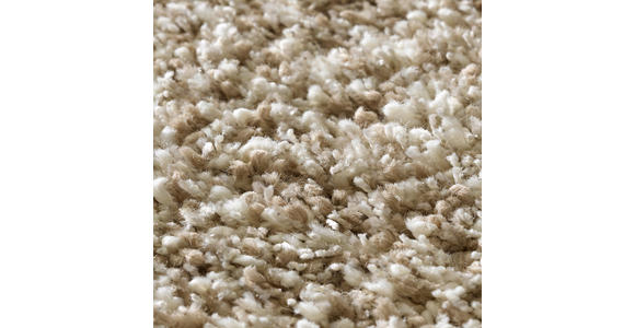 HOCHFLORTEPPICH 65/130 cm Weiß, Beige  - Beige/Weiß, Basics, Textil (65/130cm) - Novel
