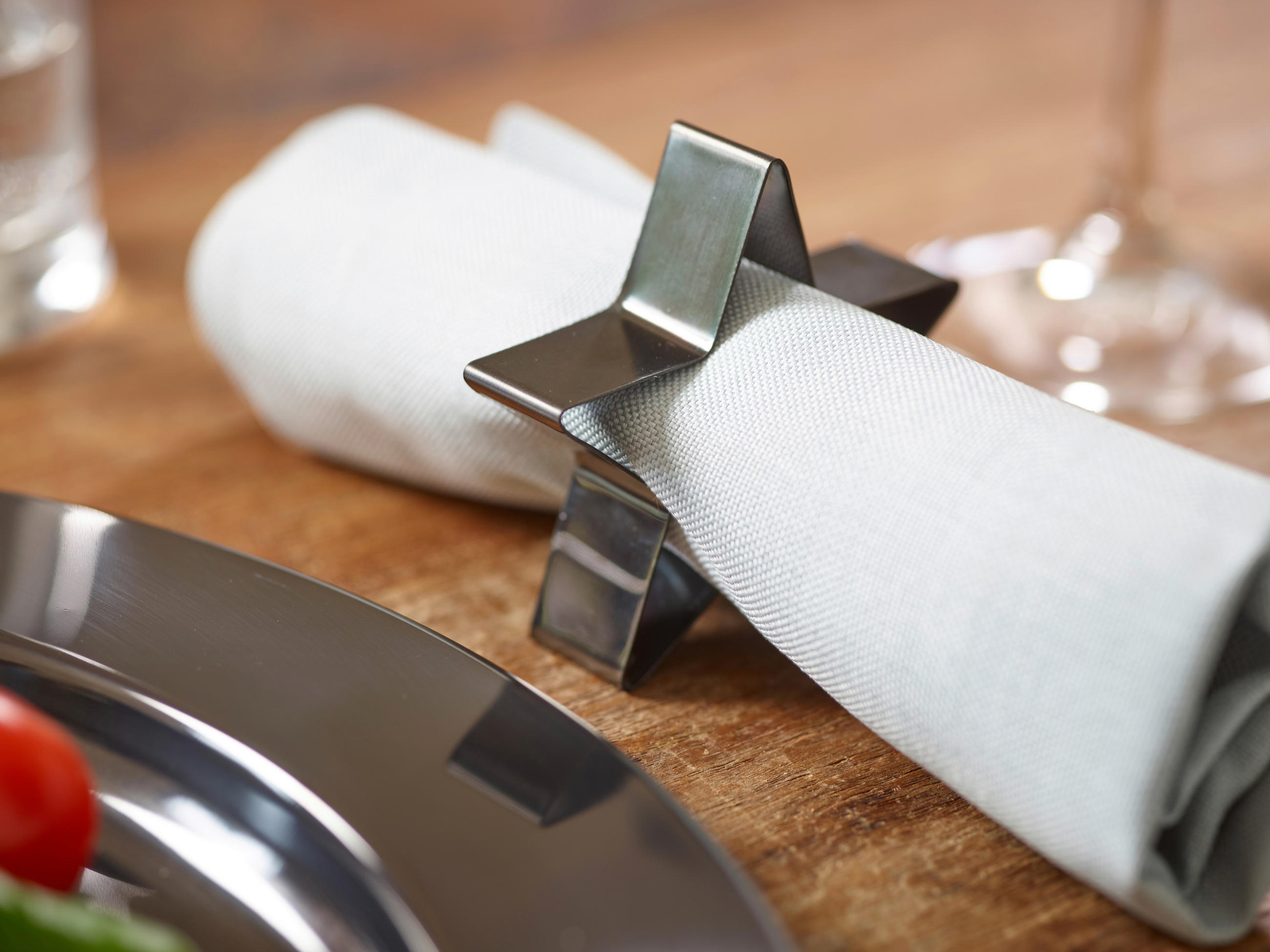 SERVETTRING 7 cm cm   - svart, Design, metall (7 cmcm) - Echtwerk
