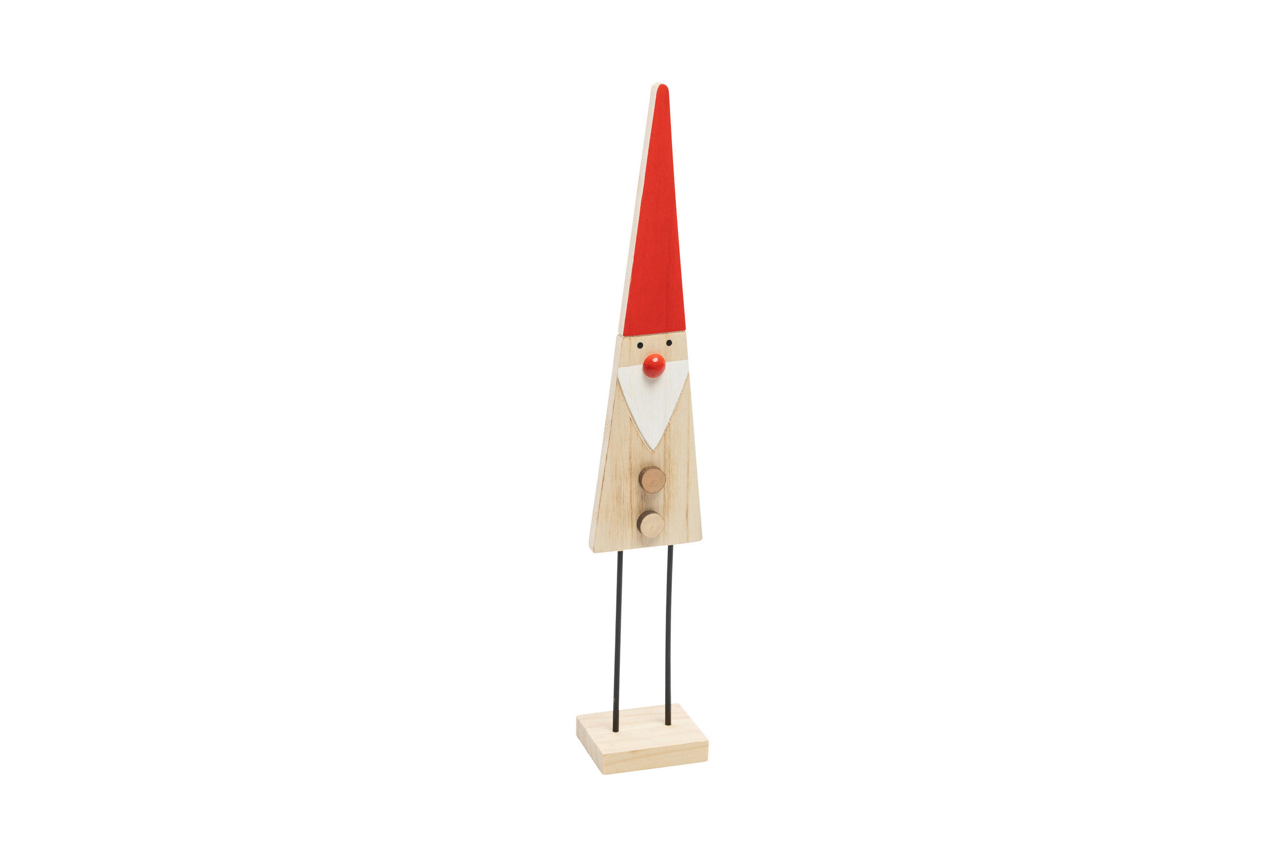 WEIHNACHTSMANN - Rot/Naturfarben, LIFESTYLE, Holz (5/5/30cm)