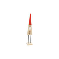 WEIHNACHTSMANN - Rot/Naturfarben, LIFESTYLE, Holz (5/5/30cm)