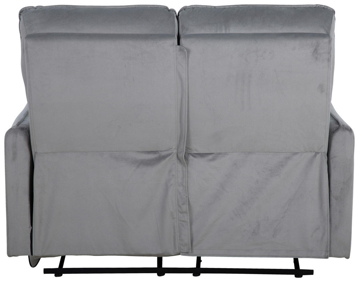 SEDACIA ZOSTAVA, textil, tmavosivá - tmavosivá, Konventionell, kov/textil (72/102/88cm) - P & B