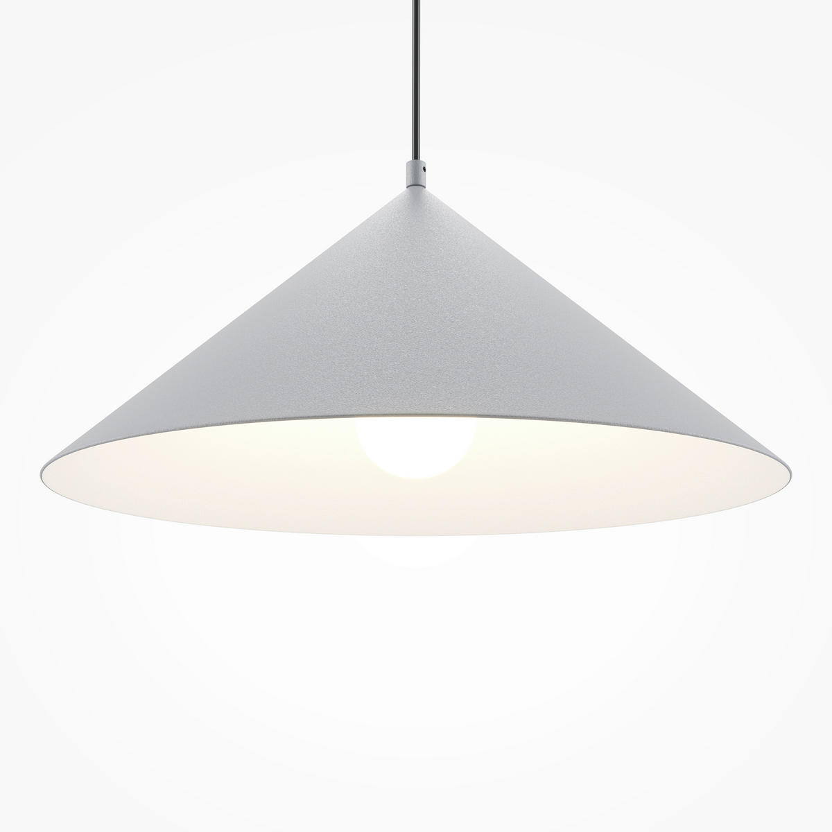 PENDELLEUCHTE Basic colors 35/318 cm  - Grau, Design, Metall (35/318cm) - MAYTONI