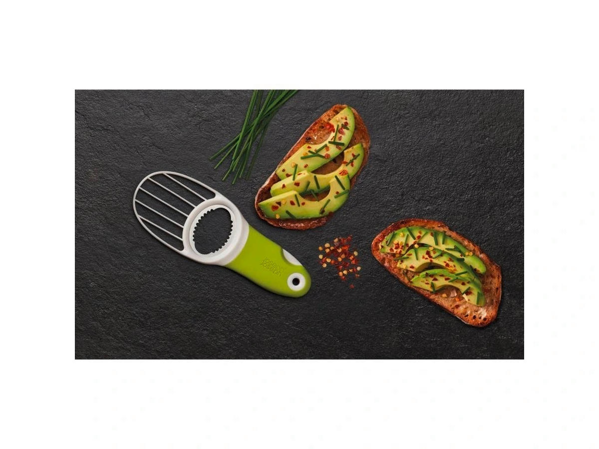 REZILO ZA AVOKADO                     - zelena/svetlo siva, Basics, kovina/umetna masa (18/6.6/1.8cm)