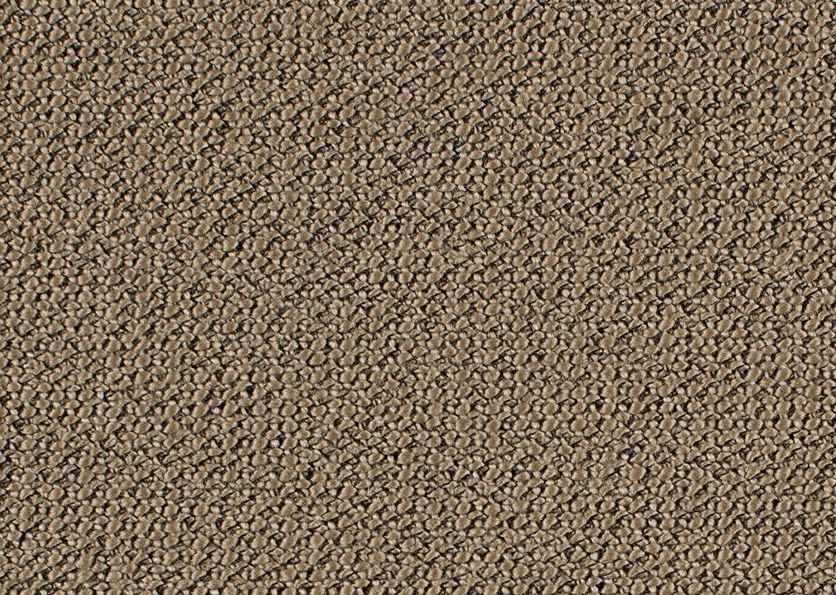ECKSOFA in Flachgewebe Hellbraun  - Hellbraun/Anthrazit, Design, Textil/Metall (280/165cm) - Johann Jakob