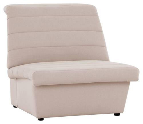 SESSEL Webstoff Ecru - Ecru/Schwarz, Design, Kunststoff/Textil (92/92/103cm) - LOOKS by W.Joop