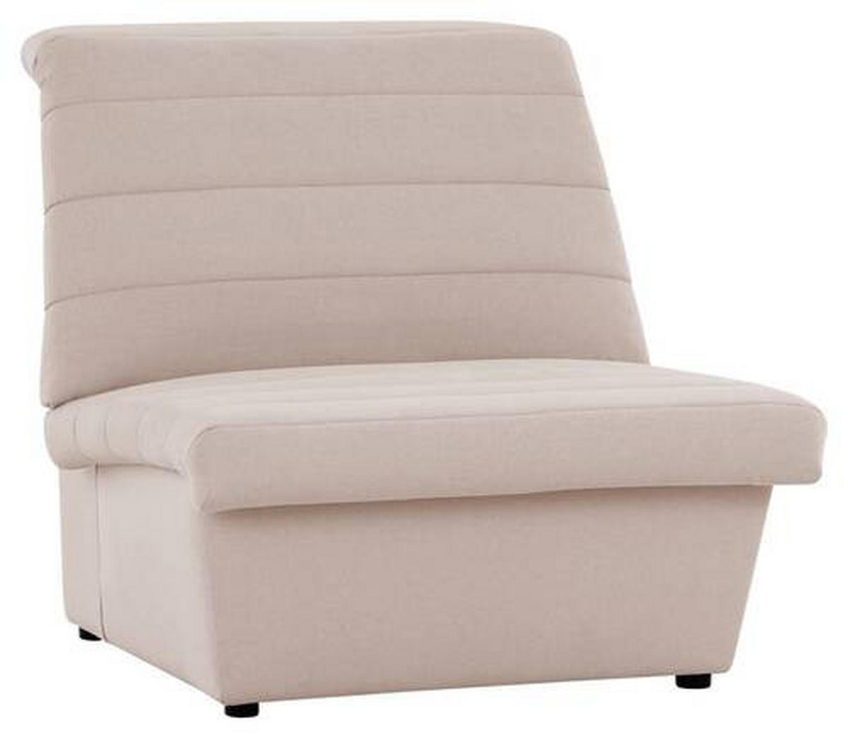 SESSEL Webstoff Ecru    - Ecru/Schwarz, Design, Kunststoff/Textil (92/92/103cm) - LOOKS by W.Joop