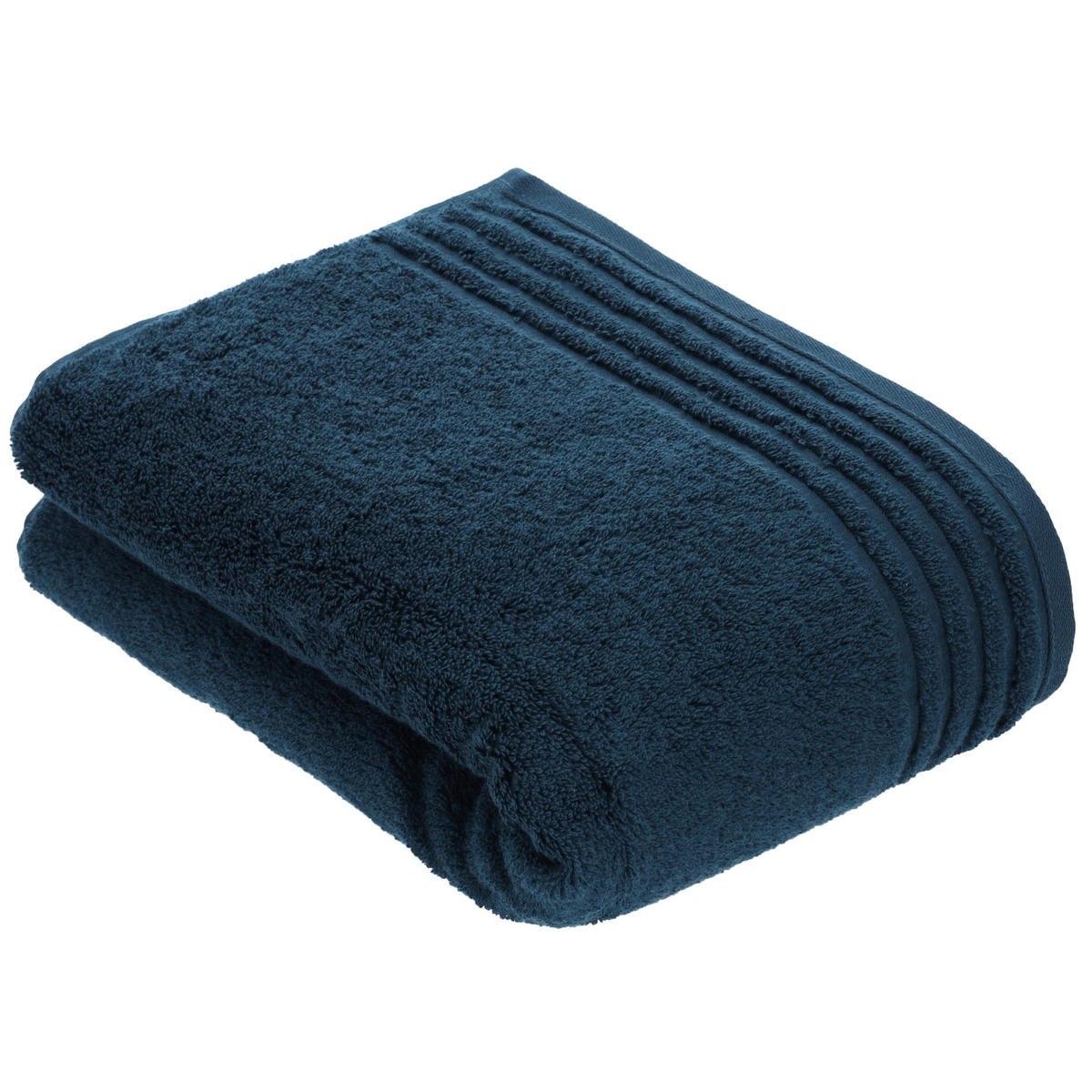 DUSCHTUCH 67/140 cm Vienna Style Supersoft  - Blau, Basics, Textil (67/140cm) - Vossen