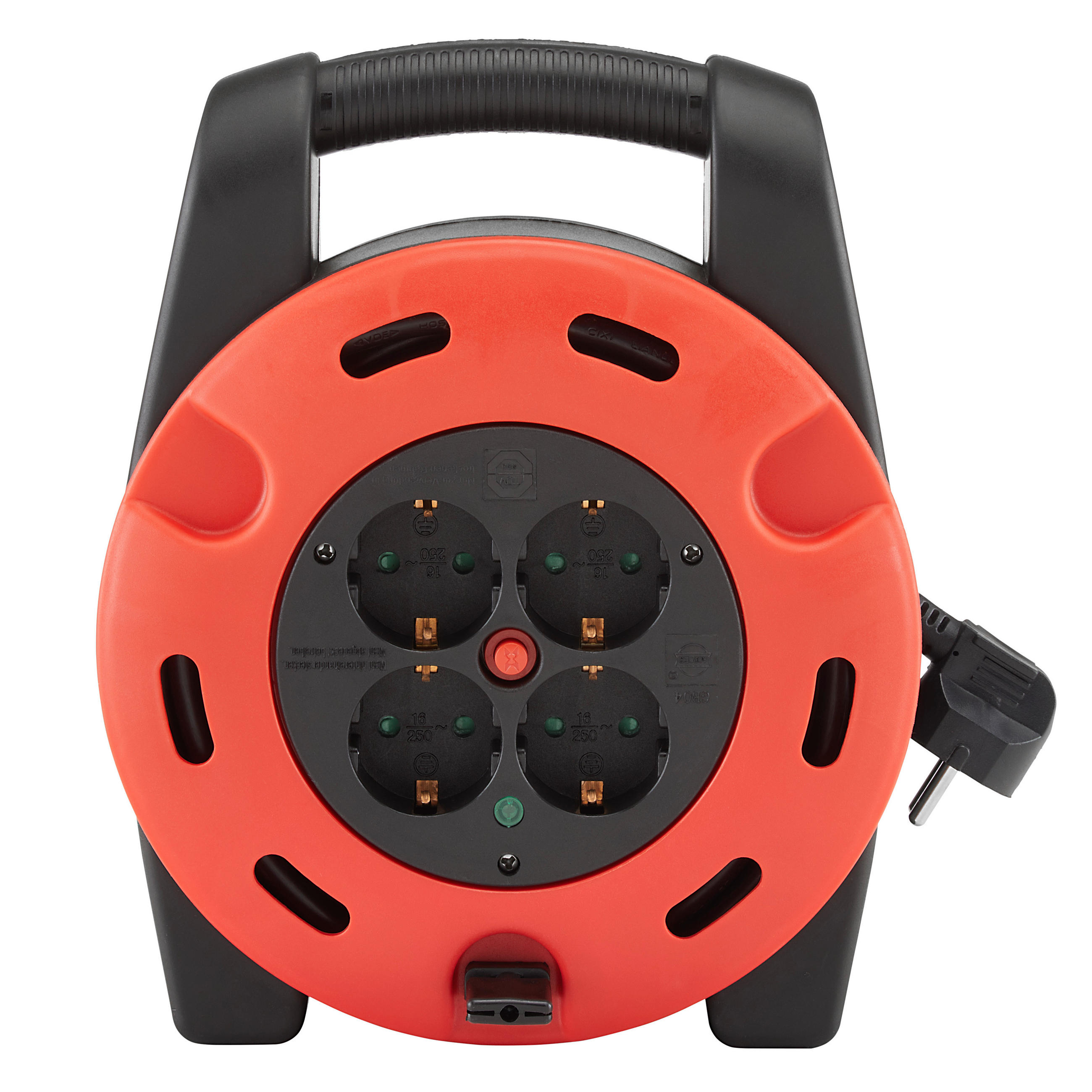 Kabeltrommel Albrik 4 Steckdosen, 10 M Kabel