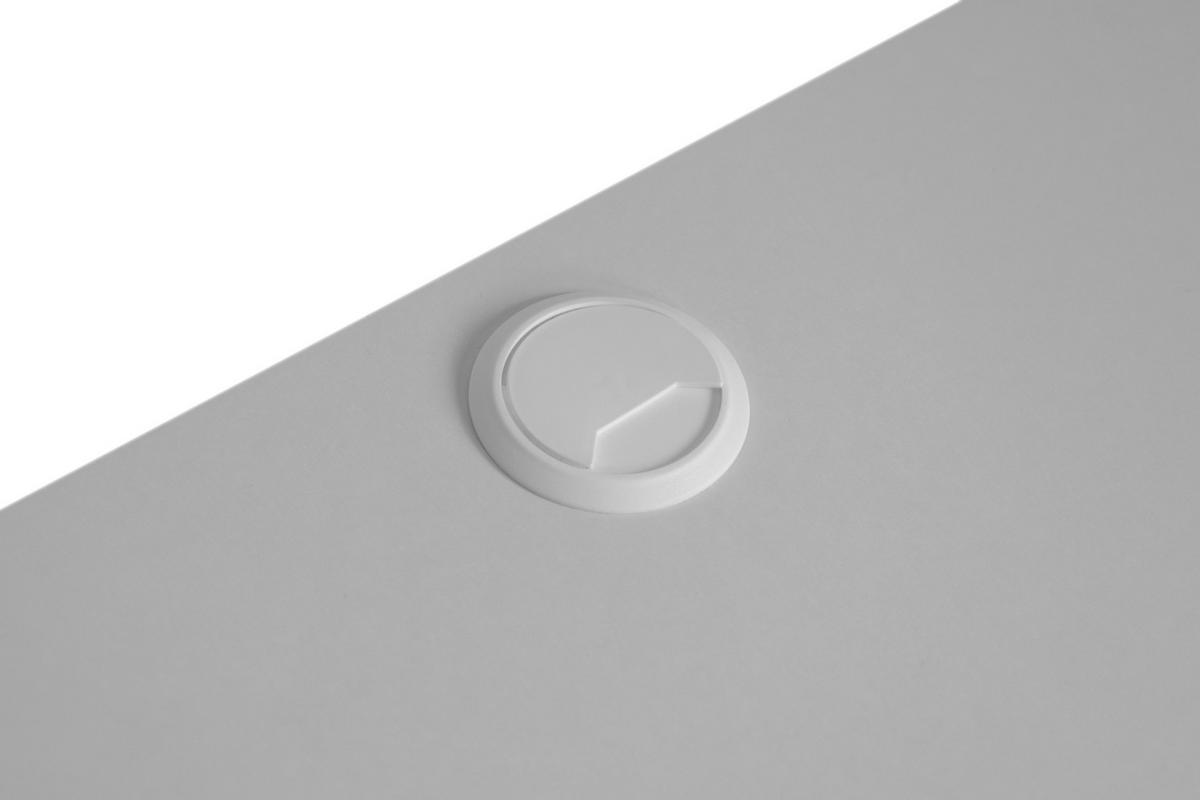 ECKSCHREIBTISCH 139/139/75 cm  in Weiß, Eiche Artisan  - Weiß/Eiche Artisan, MODERN, Holzwerkstoff (139/139/75cm) - MID.YOU