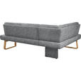 ECKBANK 174/280 cm  in Grau, Eichefarben  - Eichefarben/Grau, Design, Holz/Textil (174/280cm) - Dieter Knoll