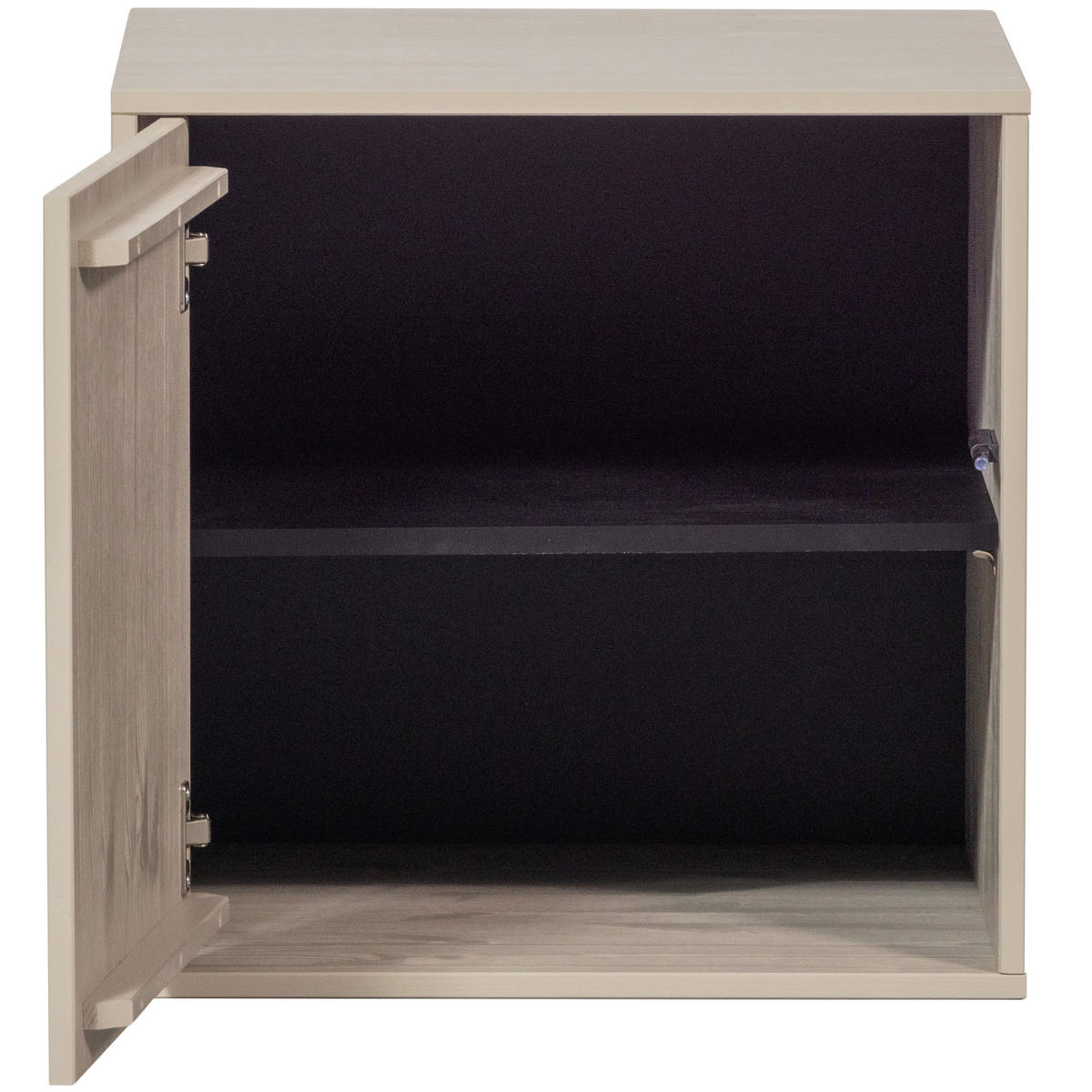 SITZBANK 50/50/58 cm Grau Kiefer massiv  - Grau, Design, Holz (50/50/58cm) - Livetastic
