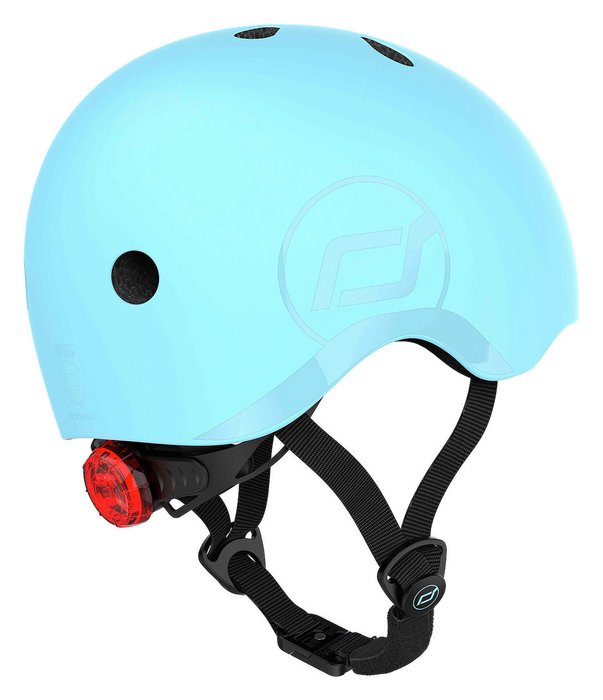 KINDERHELM - Blau, Trend, Kunststoff/Textil (S-Mnull) - Scoot and Ride