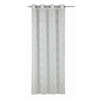 FERTIGVORHANG  halbtransparent  135/245 cm   - Weiß, Basics, Textil (135/245cm)