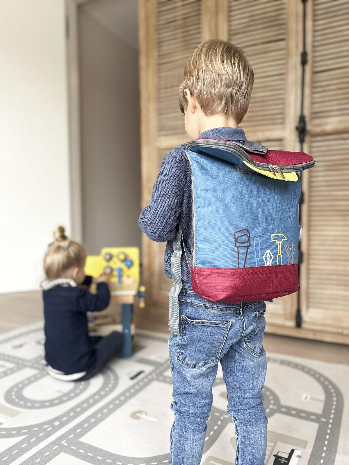 KINDER-WERKZEUGKOFFER - Multicolor, Basics, Holz/Metall (25/26/13cm) - small foot