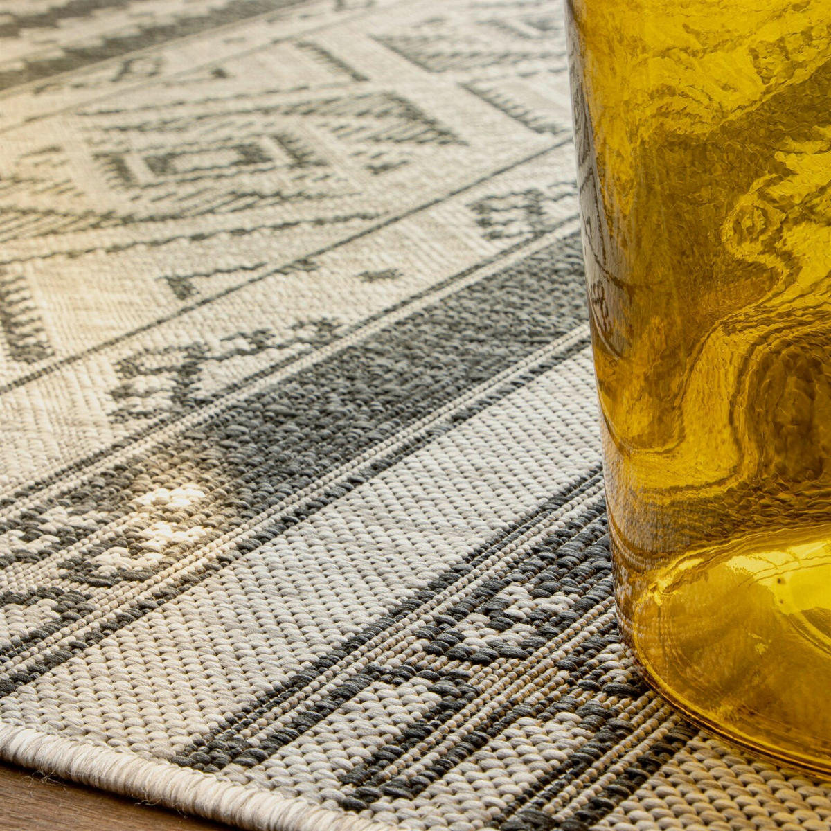 FLACHWEBETEPPICH 120/170 cm Grau  - Grau, Basics, Textil (120/170cm) - Kayoom