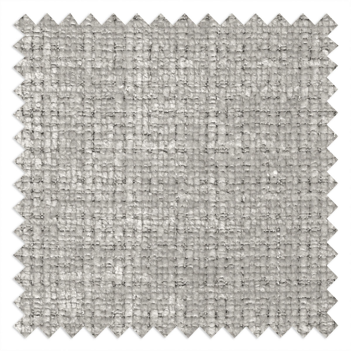 ECKSOFA Mauris Hellgrau Chenille Rückenkissen  - Hellgrau/Schwarz, Design, Kunststoff/Textil (233/200cm) - Livetastic