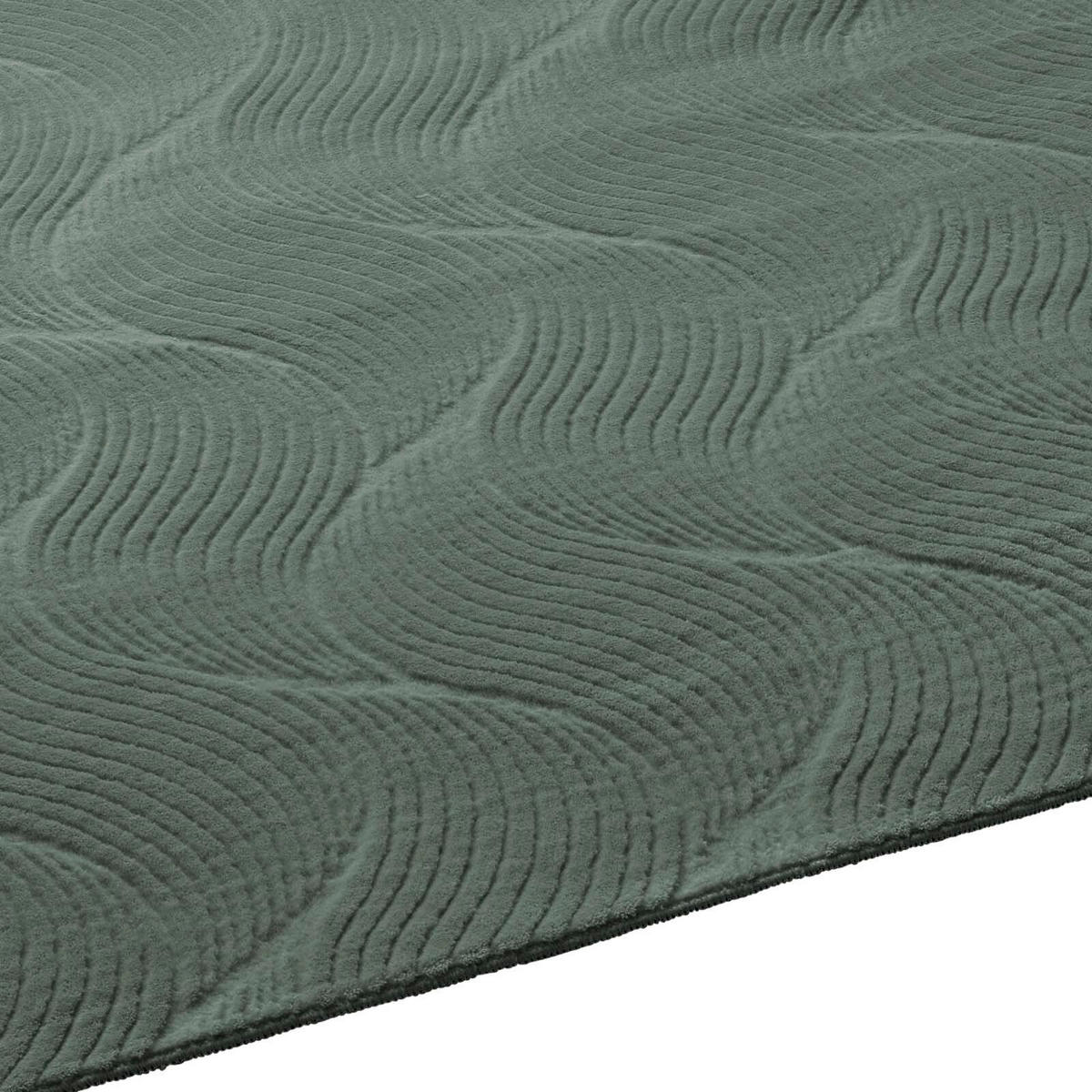 WEBTEPPICH  Wohnzimmer 120/170 cm Homestyle Hellgrün rechteckig  - Hellgrün, Design, Textil (120/170cm) - Novel