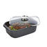 BRÄTER - Klar/Edelstahlfarben, KONVENTIONELL, Glas/Metall (41/25,6/10cm) - Homeware BRÄTER - Klar/Edelstahlfarben, KONVENTIONELL, Glas/Metall (41/25,6/10cm) - Homeware