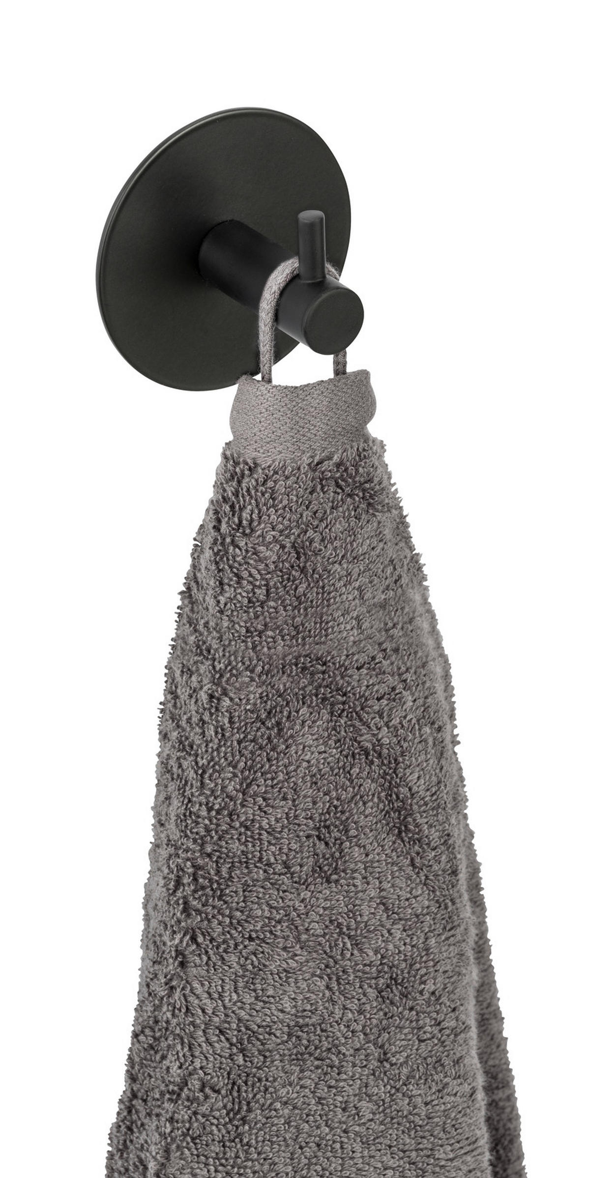 HAKEN  in Schwarz  - Schwarz, KONVENTIONELL, Metall (7/7/5cm) - Schöner Wohnen