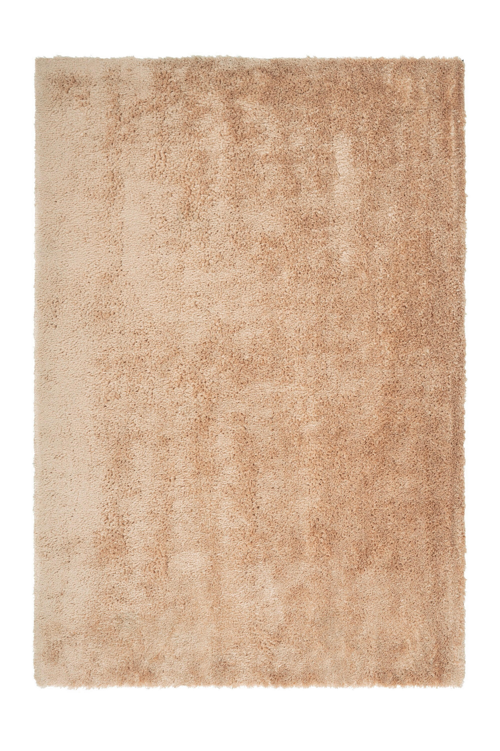 PREPROGA Z VISOKIM FLOROM  120/170 cm  tkano  peščene barve  - peščene barve, Basics, tekstil (120/170cm)