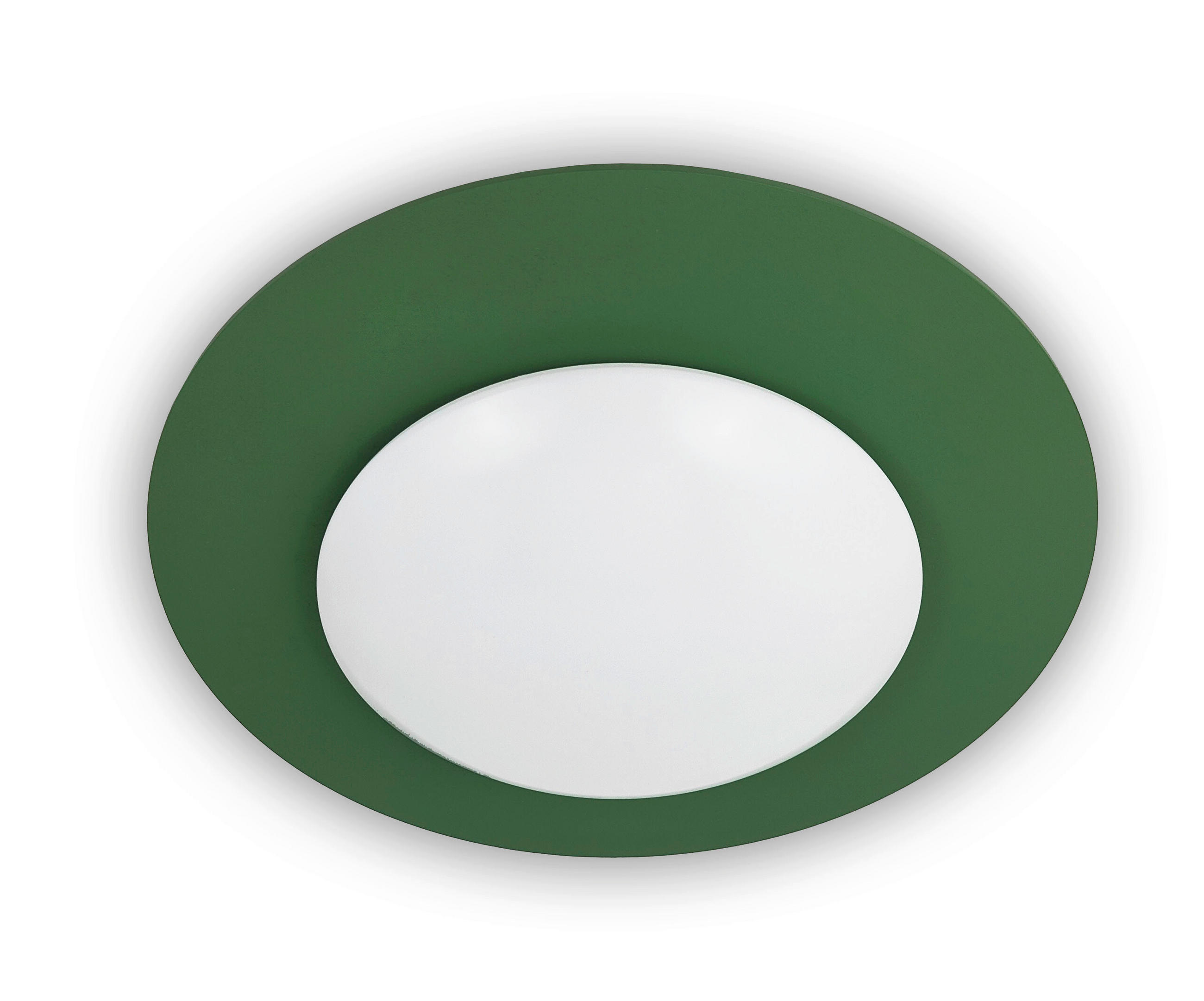 Thumbnail - Kinderdeckenleuchte, Salbeigrün, Kunststoff, rund,rund, 53x53x10 cm, Made in Germany, Lampen & Leuchten, Innenbeleuchtun...