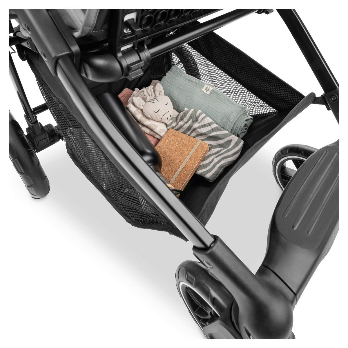 BUGGY Shop N Care  - Schwarz/Grau, Basics, Kunststoff/Textil (40.5/104/51.5cm) - Hauck