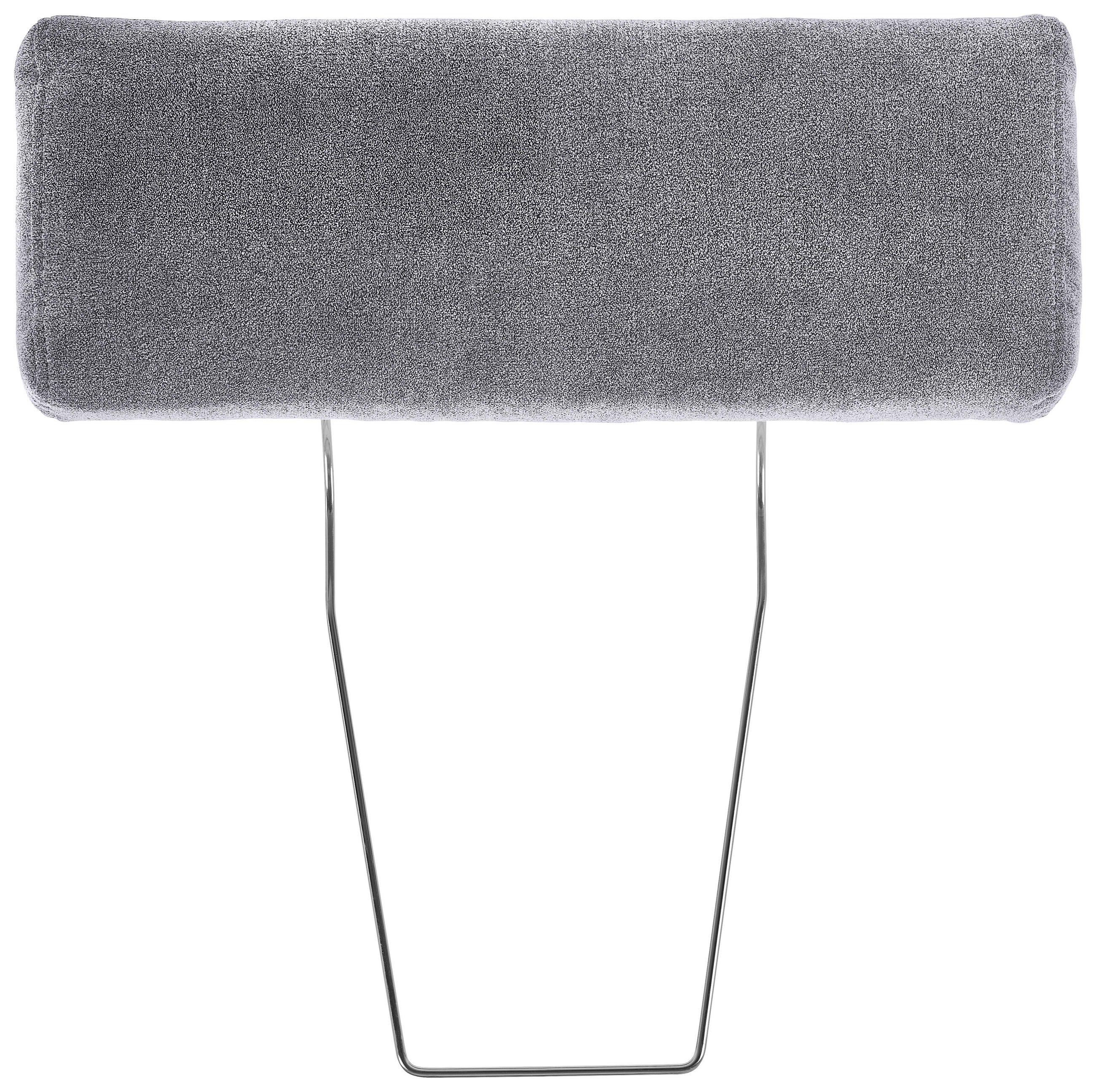 KOPFSTÜTZE - Grau, KONVENTIONELL, Textil (55/21/10cm) - Hom`in