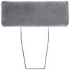 KOPFSTÜTZE in Velours  - Grau, Konventionell, Textil (55/21/10cm) - Hom`in