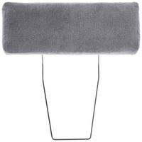 KOPFSTÜTZE in Velours  - Grau, Konventionell, Textil (55/21/10cm) - Hom`in