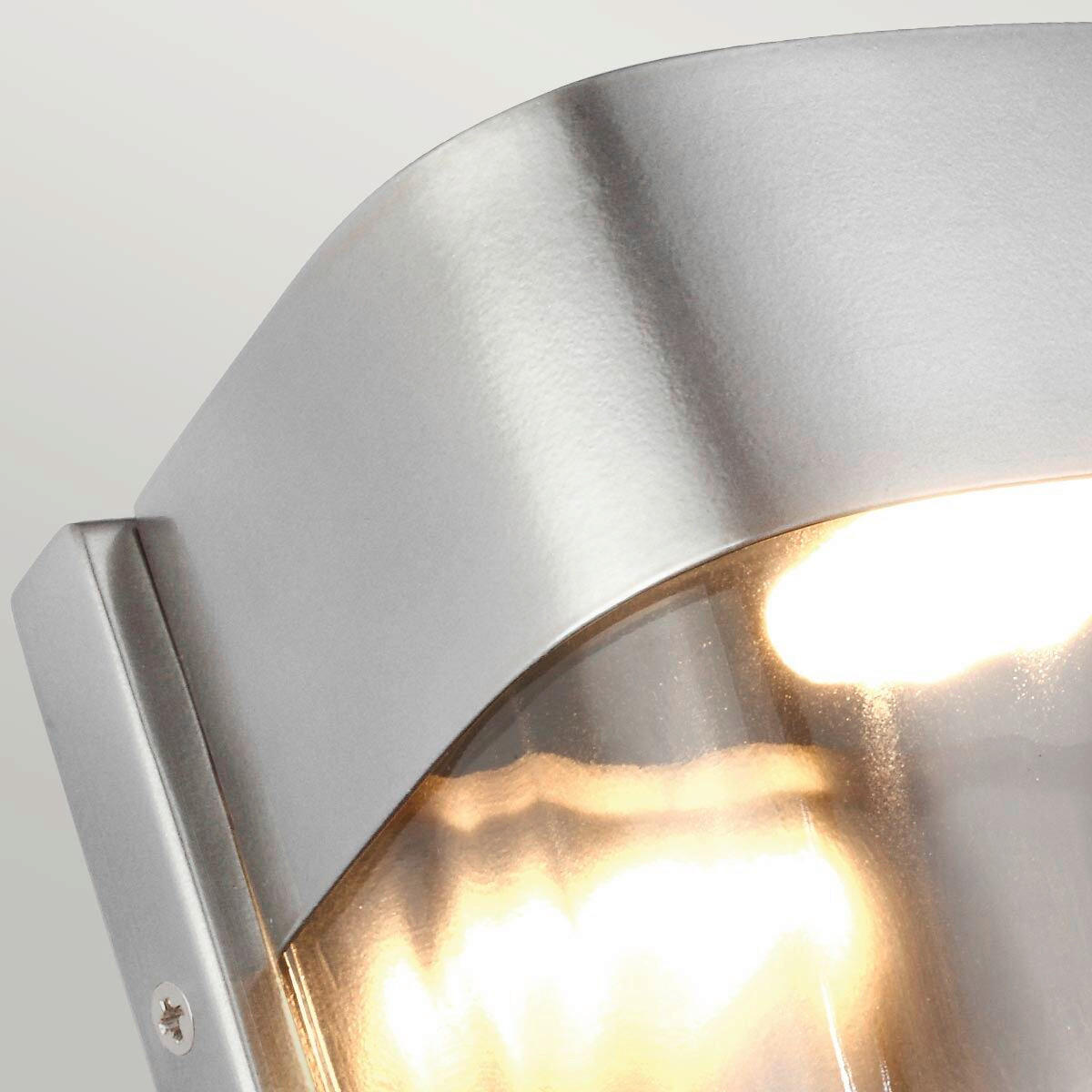AUSSENWANDLEUCHTE - Edelstahlfarben, Basics, Metall (15.3/20.3/10cm) - Elstead Lighting