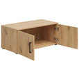 AUFSATZSCHRANK 80/35/40 cm  - Schwarz/Eiche Artisan, MODERN, Holzwerkstoff/Kunststoff (80/35/40cm) - Carryhome